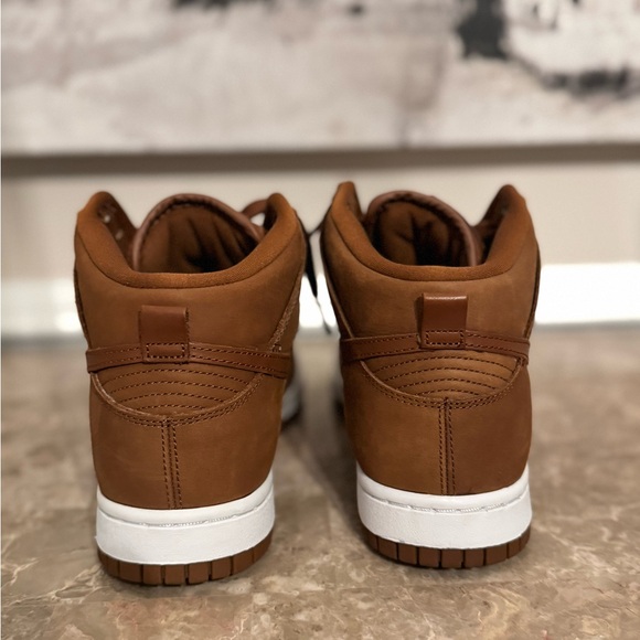 Nike Dunk High Premium “Wheat Flax” Women’s Sneakers | Size 8 - Picture 4 of 8